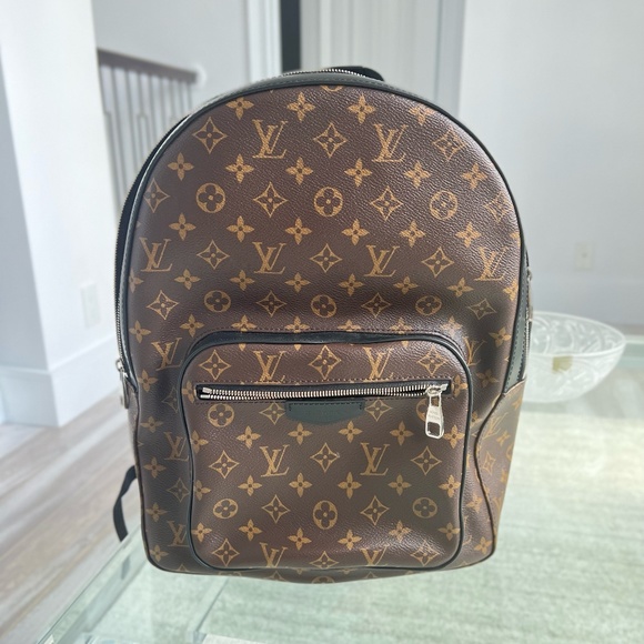 Preloved Louis Vuitton Josh Backpack Macassar Monogram Canvas